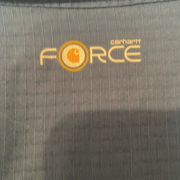 Carhartt Force Men's Blue Short Sleeve Shirt Fishing Relaxed Fit EUC Medium - Picture 4 of 7